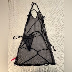 Black Mesh Chemise